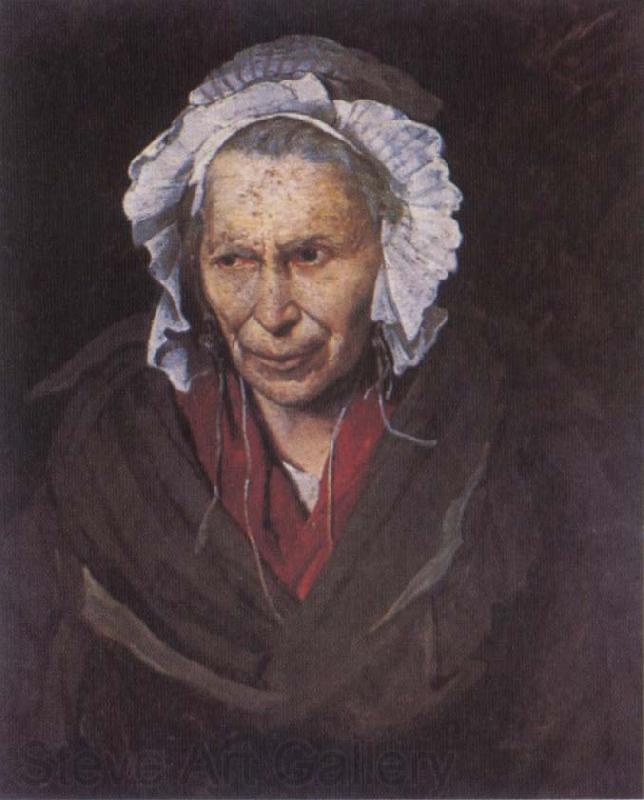 Theodore   Gericault The Madwoman or the Obsession of Envy France oil painting art